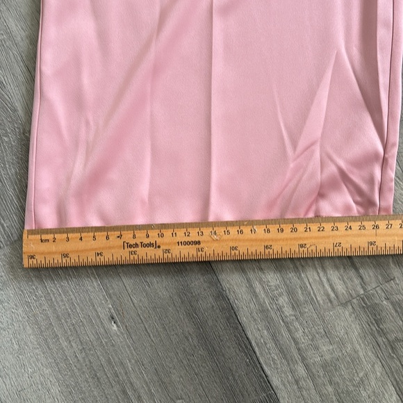 Blue Sol Womens Solid Pleated Front Trousers.  Size 10. Pink - Picture 4 of 11